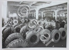 Foto epoca Officine Caproni Milano 1936 Dodge D15 assemblaggio ponti posteriori