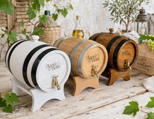 N. 3 Botti in ROVERE 5 Litri