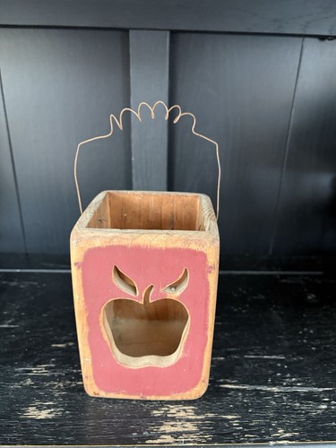 Contenitore per mele - in, legno