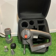 Massaggiatore elettrico Tim Tam nero tessuto profondo senza fili con caricatore e custodia da viaggio