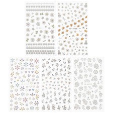  5 Sheets Decalcomanie Per