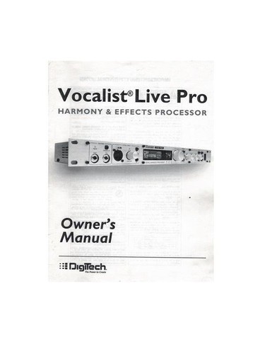 Digitech vocalist live pro - digitech,