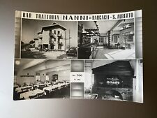 CARTOLINA BAR TRATTORIA NANNI BARGAGLI S. ALBERTO VIAGGIATA 15
