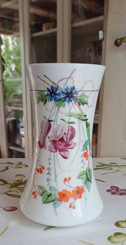 Ancien vase opaline décor - décor, à