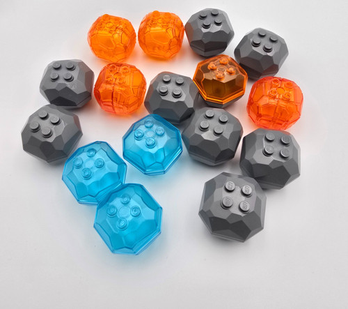 Lego rock boulders grigio - rock,