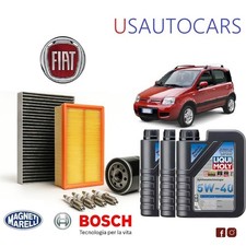 KIT TAGLIANDO + 4 CANDELE FIAT