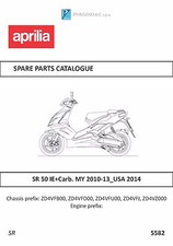 Aprilia parts manual book 2014