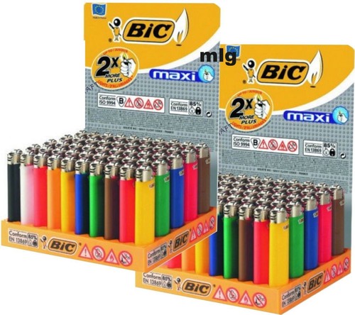 100 bic maxi accendini j26 - 100, x