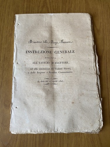 Antico manifesto ministero - antico,
