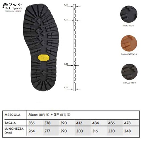Suola gomma vibram jankuat - suola,