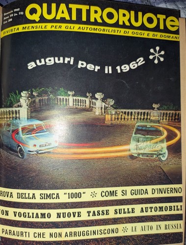 X60 quattroruote 1962 1966 - quattroruote, 1962-1966