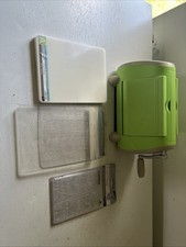 (A)Cuttlebug fustellatrice goffratura Provo piastre artigianali A B&C + 1 cartella