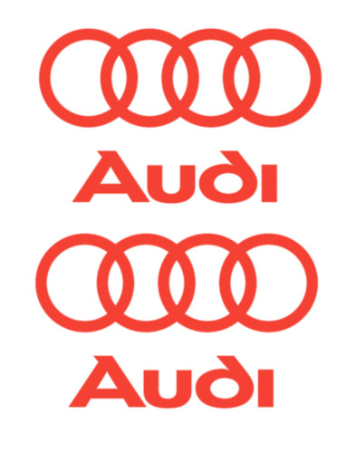 Adesivo adesivi logo audi - adesivi,