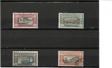 REGNO 1923-MANZONI-PRIMI 4 VALORI USATI-ALTA QUOTAZIONE / SPEDIZIONE GRATUITA