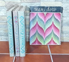 MANI D'ORO ENCICLOPEDIA MAGLIA E CUCITO FABBRI 1966 3x VOLUMI FABBRI UNCINETTO