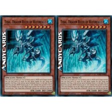 TIDAL, DRAGON RULER OF WATERFALLS 2x • Super R • RA03 EN009 • 1Ed • Yugioh!
