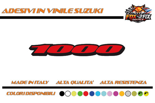 Adesivi moto gsxr 1000 suzuki - moto,