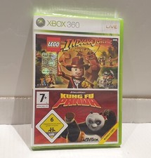 LEGO INDIANA JONES + KUNG FU PANDA XBOX 360 PAL - ITA + MULTI - NUOVO SIGILLATO