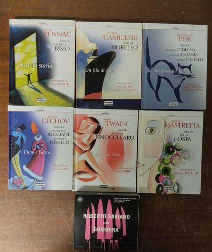 Audiolibri cofanetto con 7 - -,