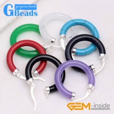 Orecchini Cerchio Clip Argento Tibetano Borchia Cerchio Orecchini con Donna Confezione Regalo 1 Paio