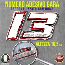 ADESIVO Stickers NUMERO NOME