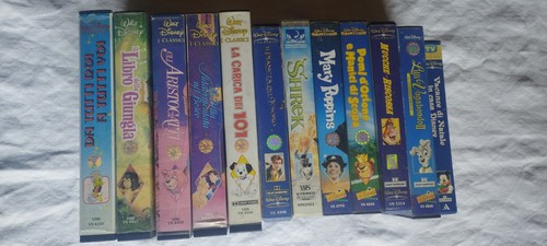 Vhs cassette disney e - vhs, w.disney