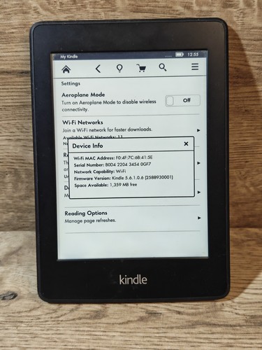 Kindle paperwhite 7a - paperwhite, (7a