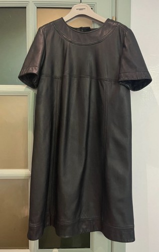 Vestito burberry brit pelle - vestito, in