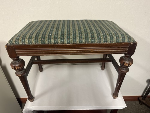 Panca vanity verde mogano - vanity,