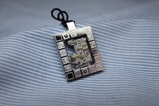 Ciondolo Maya Zipakna (Forza e Vigore), Acciaio e Oro, ZOPPINI Firenze