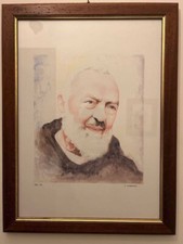 Quadro, Acquerello, Dipinto A Mano, 30x45 cm con cornice firmato S. Guerriero