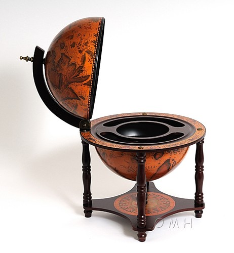 Nautical hide bar - nautical, table