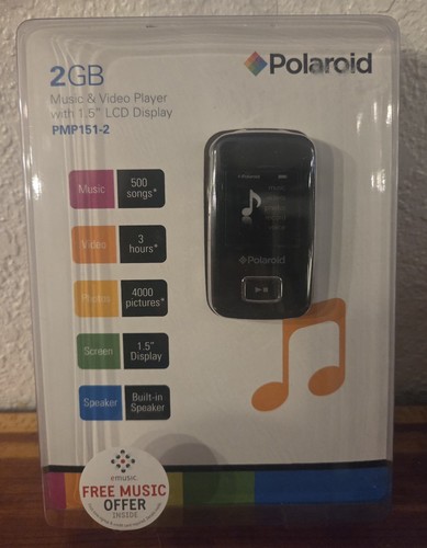 Polaroid nero 2gb lettore - polaroid,