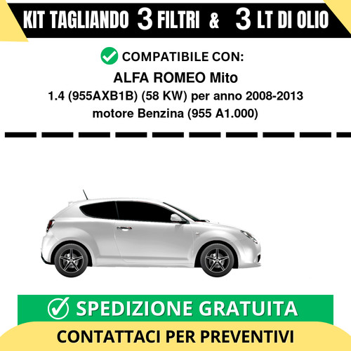 Tagliando per alfa romeo - per, mito