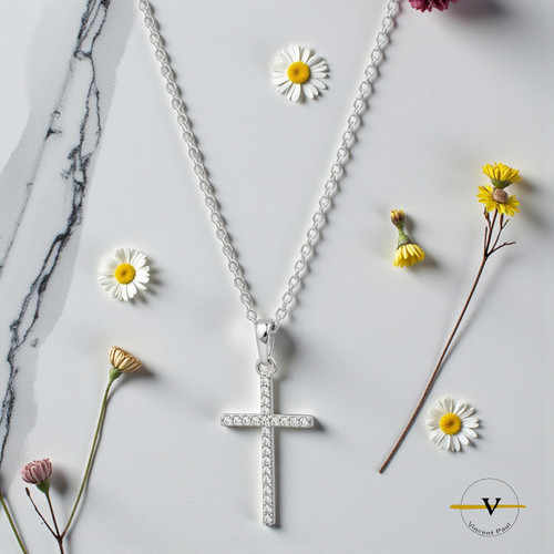 Collana donna con croce - donna,