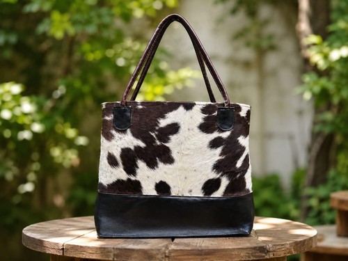 Borsa tote vera pelle di - in,