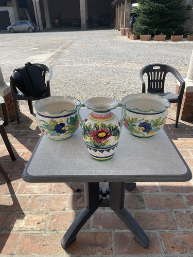 Set vasi vintage decorati a - set,