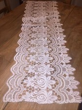 Tenda Pizzo Macramè Colore Naturale Modello Bistrot