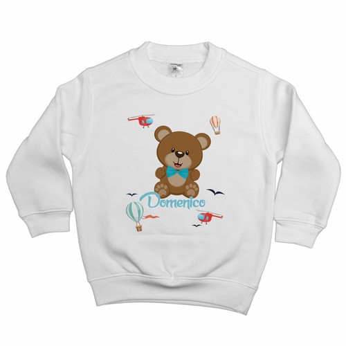Felpa bambino personalizzata