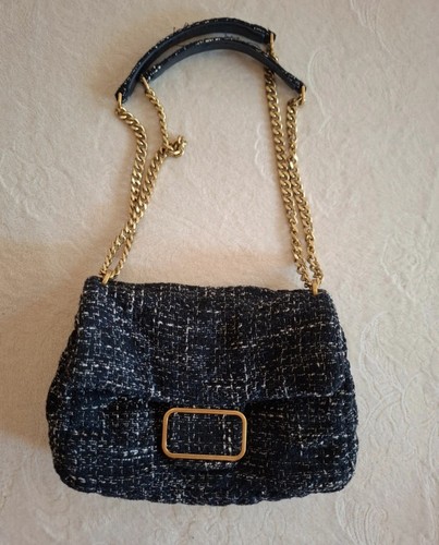 Mango borsa spalla - a, tweed