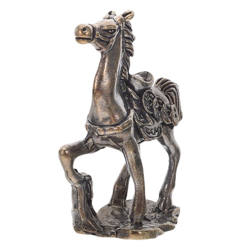 Scultura cavallo ottone - scultura, in