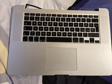 Apple Macbook Pro 15” A1398 2673 2013 Earl Tastiera Touchpad Completo Argento A-