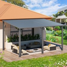 Outdoor hardtop pergola lean - hardtop, pergola-lean