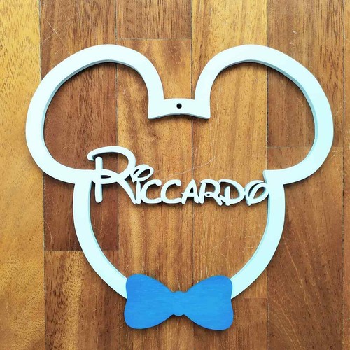 Fiocco nascita topolino - fiocco,
