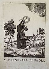 SAN FRANCESCO DI PAOLA 1830 CIRCA SANTUARIO DI PAOLA CALABRIA SANTINO