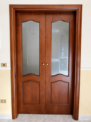 Porta scorrevole doppia