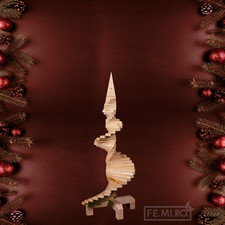 Albero di Natale in legno da