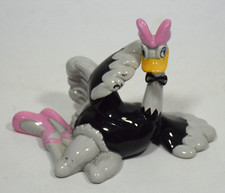 Rara figura ceramica Walt Disney Struzzo Ballerina Film Fantasia '40es duck-0EB