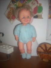 raro bambolotto Peppino che ride sebino vestiti originali  lieve difetto h cm 40