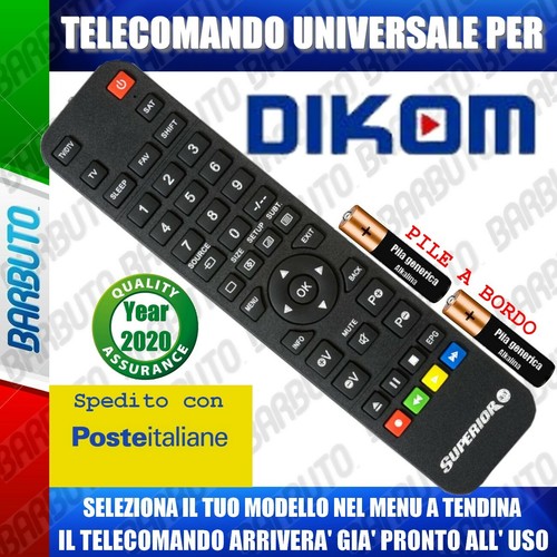 Telecomando universale dikom - telecomando,